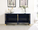 Florence Sideboard / Buffet in Navy Blue Finish by Meridian Furniture Meridian Furniture