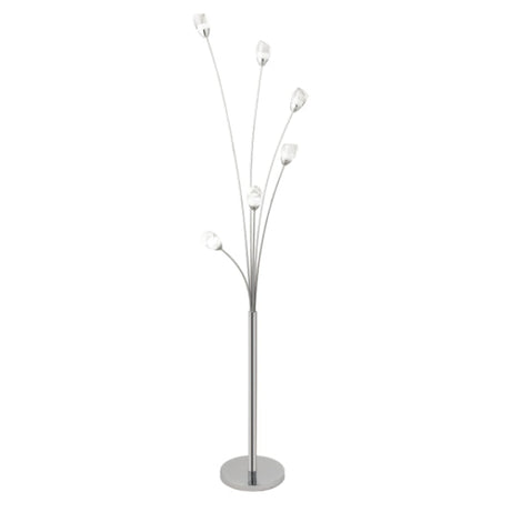 Flower Acrylic Floor Lamp // 6 Light - Home Elegance USA