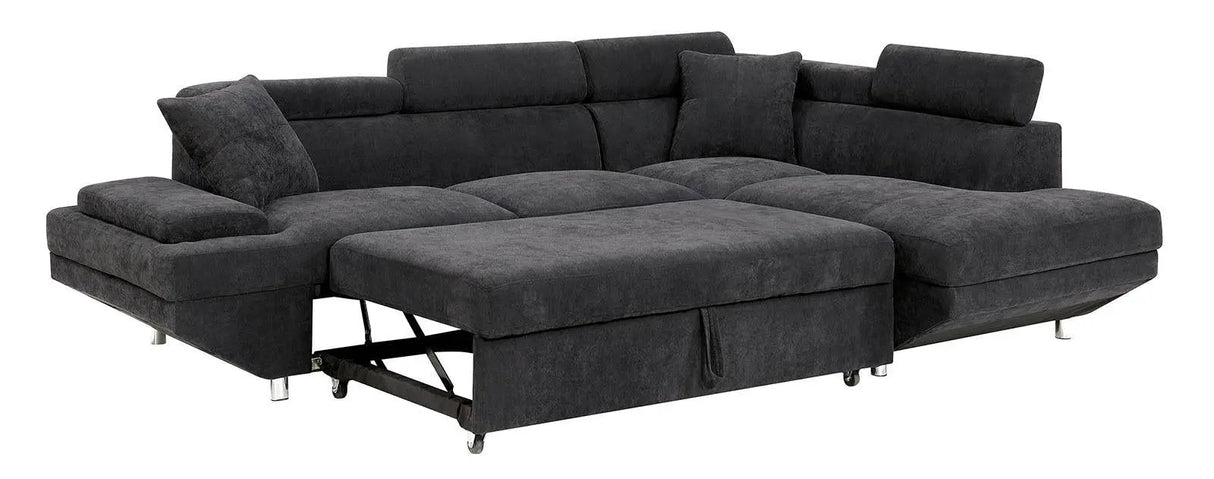 Foreman Contemporary Sectional by Furniture of America Furniture of America