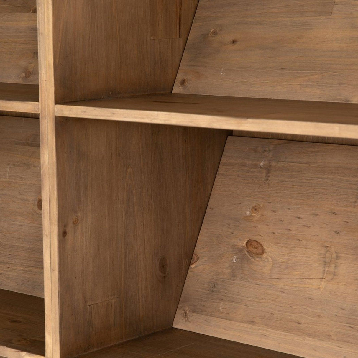 Four Hands Bane Double Bookshelf With Ladder