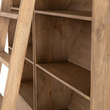 Four Hands Bane Double Bookshelf With Ladder