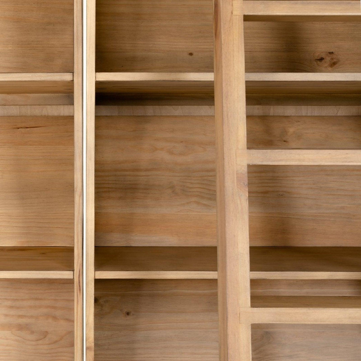 Four Hands Bane Triple Bookshelf With Ladder