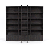 Four Hands Bane Triple Bookshelf With Ladder