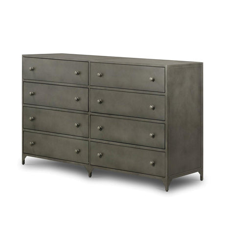 Four Hands Belmont 8 Drawer Metal Dresser