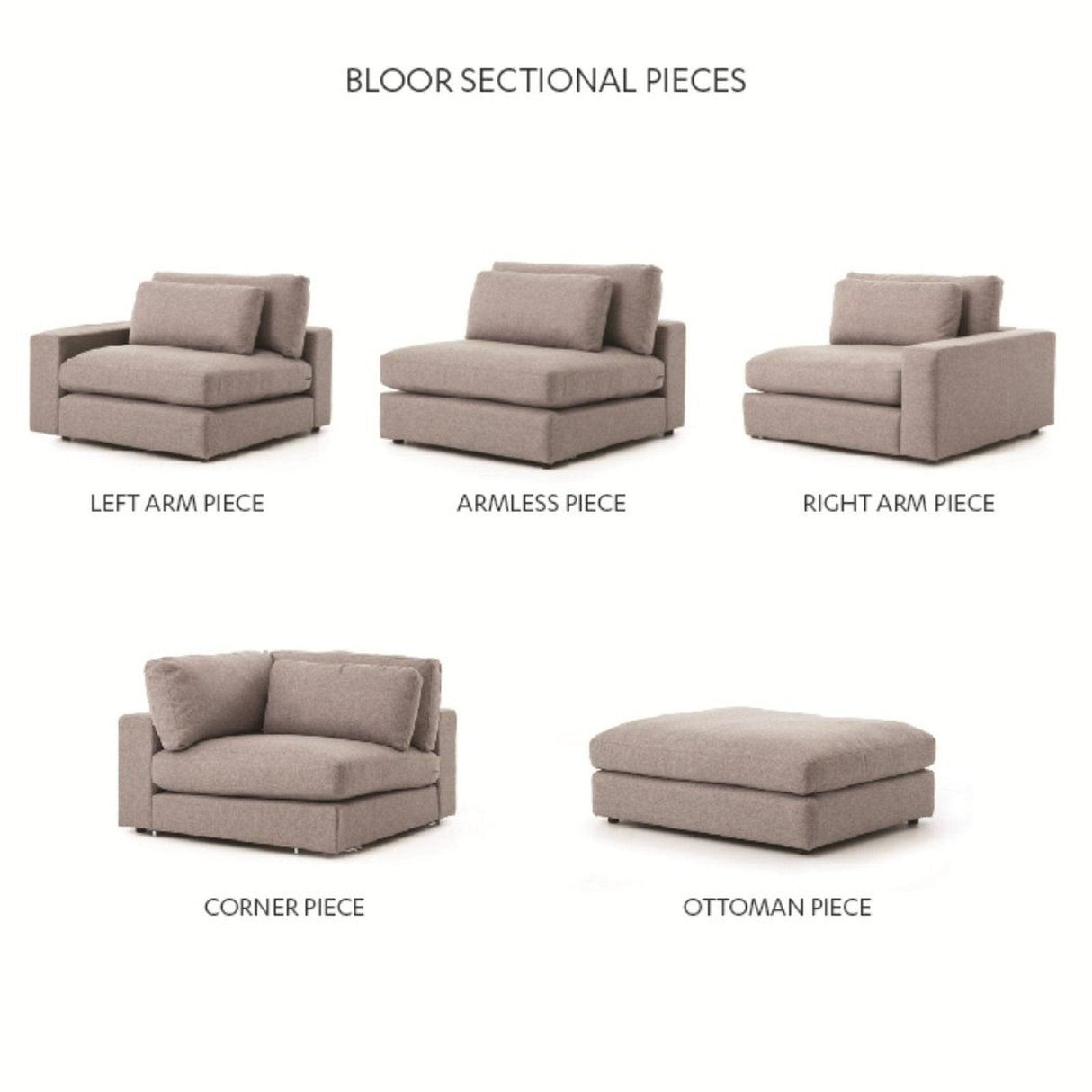 Four Hands Bloor Ottoman