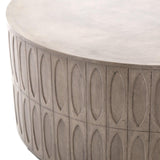 Four Hands Colorado Drum Coffee Table