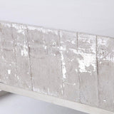 Four Hands Concrete And Chrome Coffee Table