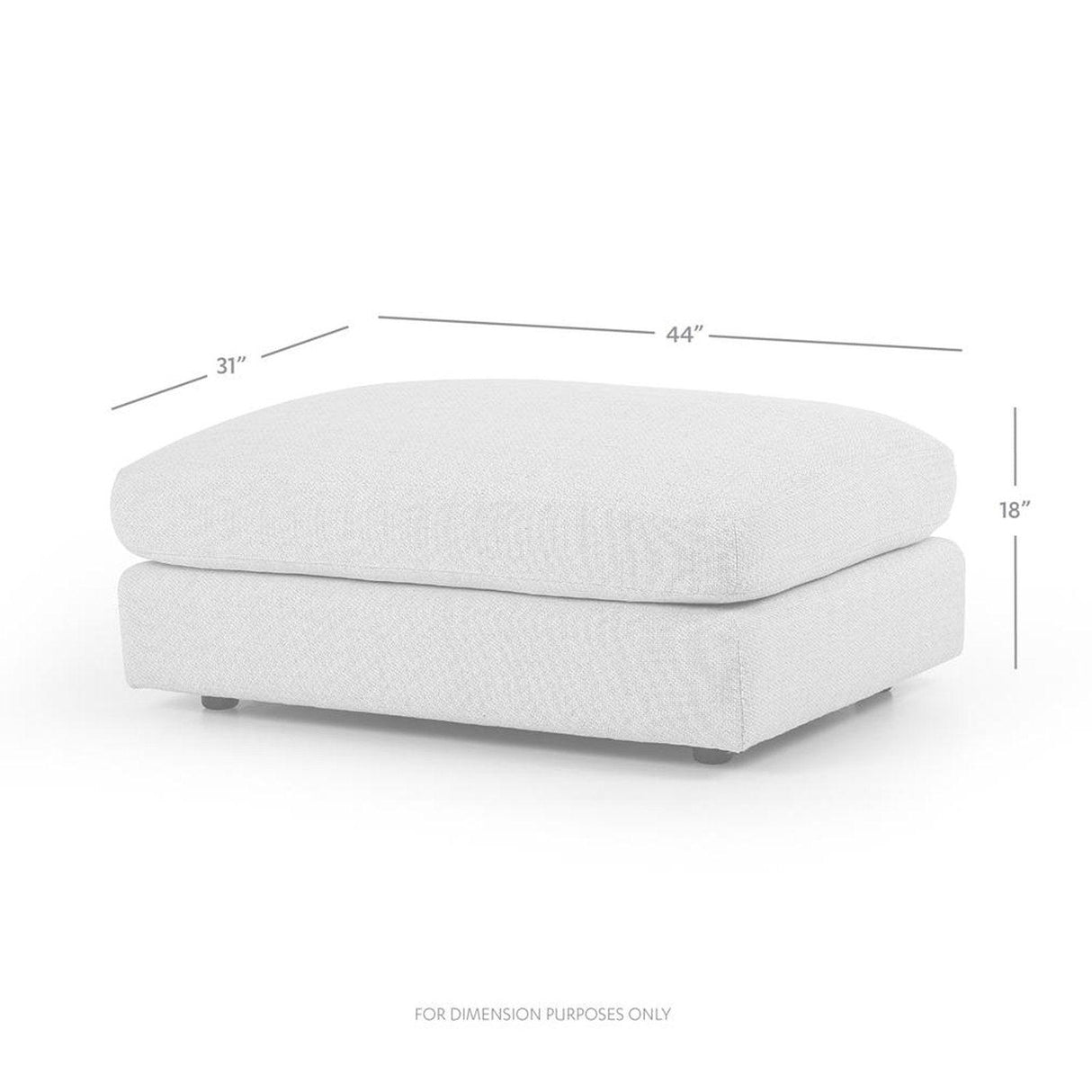 Four Hands Cosette Ottoman