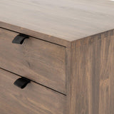 Four Hands Trey L-Shaped Desk System With Filing Cabinet