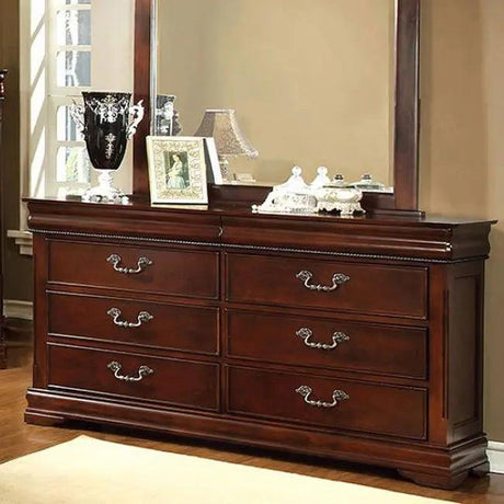 Furniture Of America Mandura Bedroom Set in Cherry Finish Furniture of America