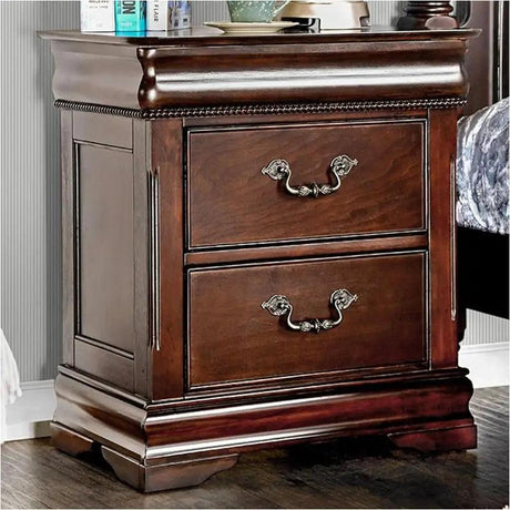 Furniture Of America Mandura Bedroom Set in Cherry Finish Furniture of America