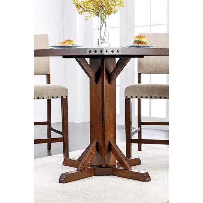 Glenbrook 5-Piece Counter Height Dining Set by Furniture of America Furniture of America