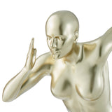 Gold Wall Runner 20" Woman Sculpture - Home Elegance USA