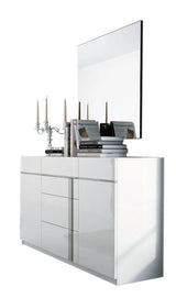 Granada Contemporary Bedroom Set In Glossy White Finish By Esf Furniture - ESF Furniture