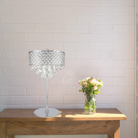 Grand Chrome Table Lamp // 6 Light | Finesse