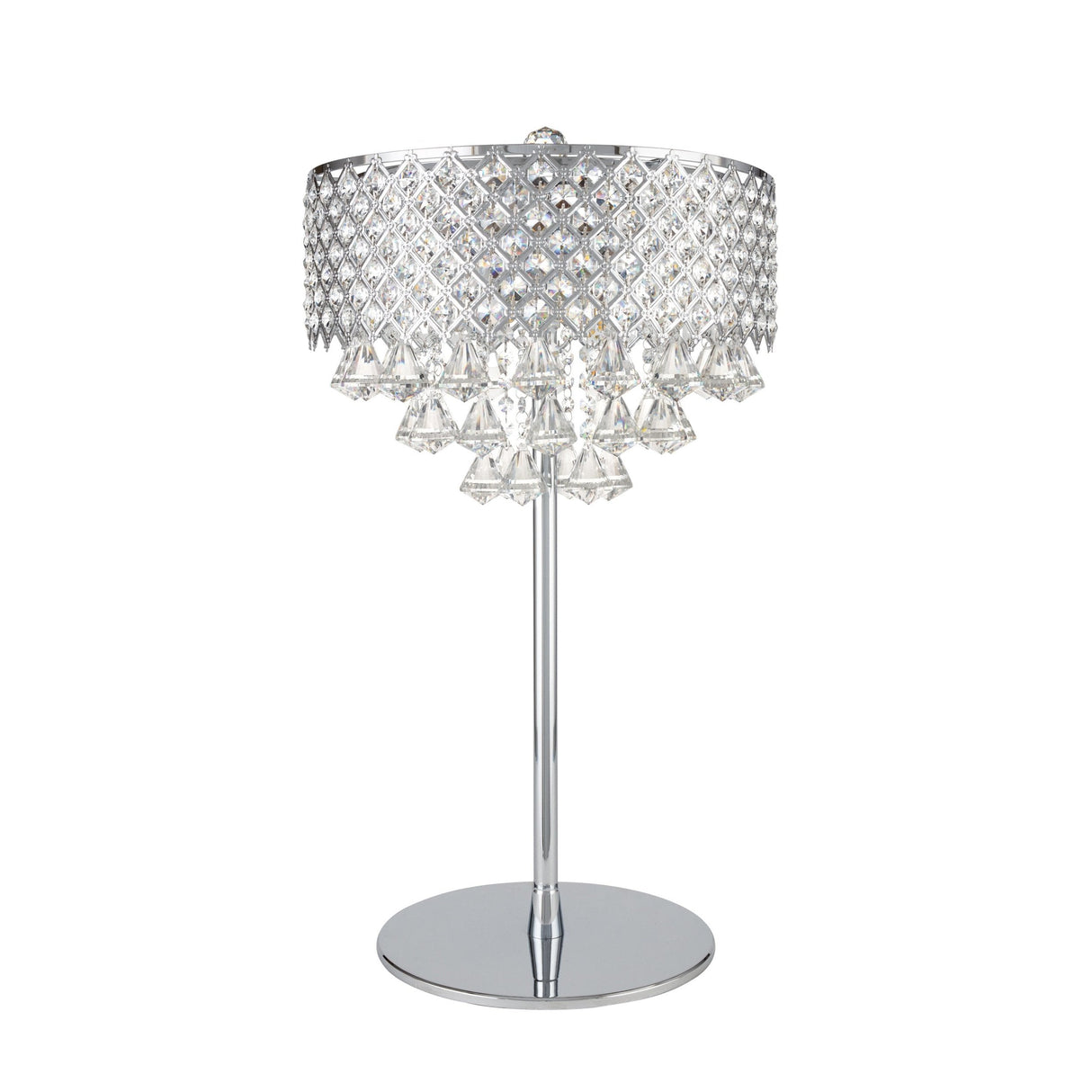 Grand Chrome Table Lamp // 6 Light - Home Elegance USA