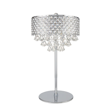 Grand Chrome Table Lamp // 6 Light - Home Elegance USA