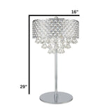 Grand Chrome Table Lamp // 6 Light - Home Elegance USA