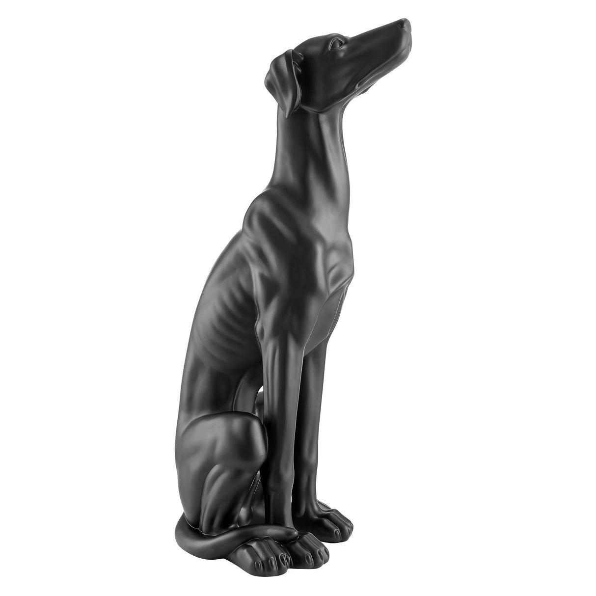 Greyhound Sculpture // Matte Black - Home Elegance USA