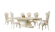 HD-959 Traditional Dining Room Set in Gold & Antique White Solid Wood by Homey Design Homey Design Furniture