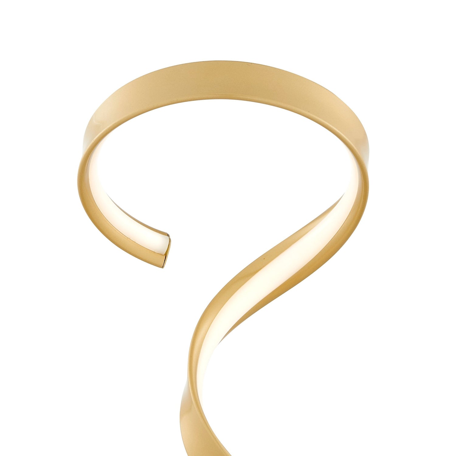 Hamburg Gold Table Lamp // LED Strip & Dimmable Switch - Home Elegance USA