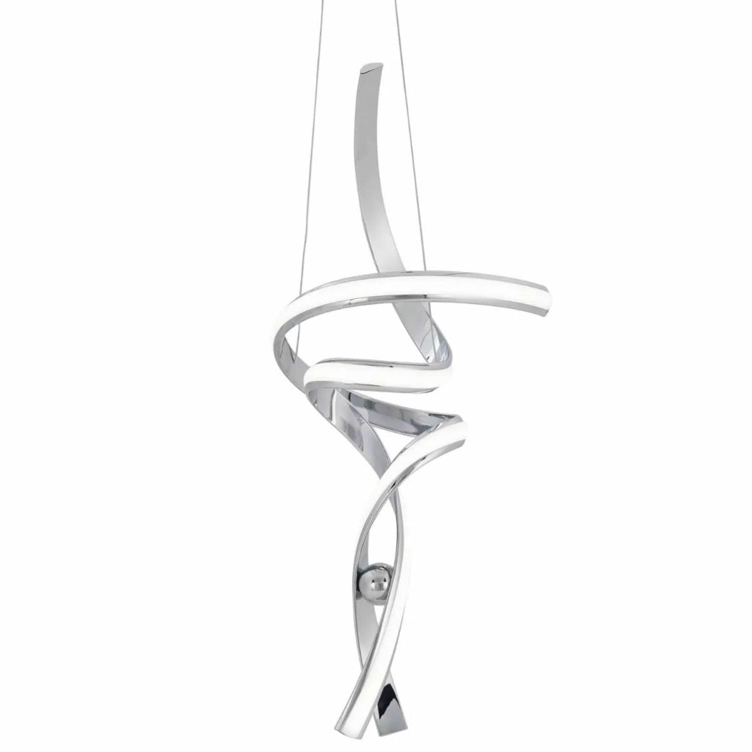 Hamburg Integrated LED Pendant - Chrome - Dimmable - Home Elegance USA