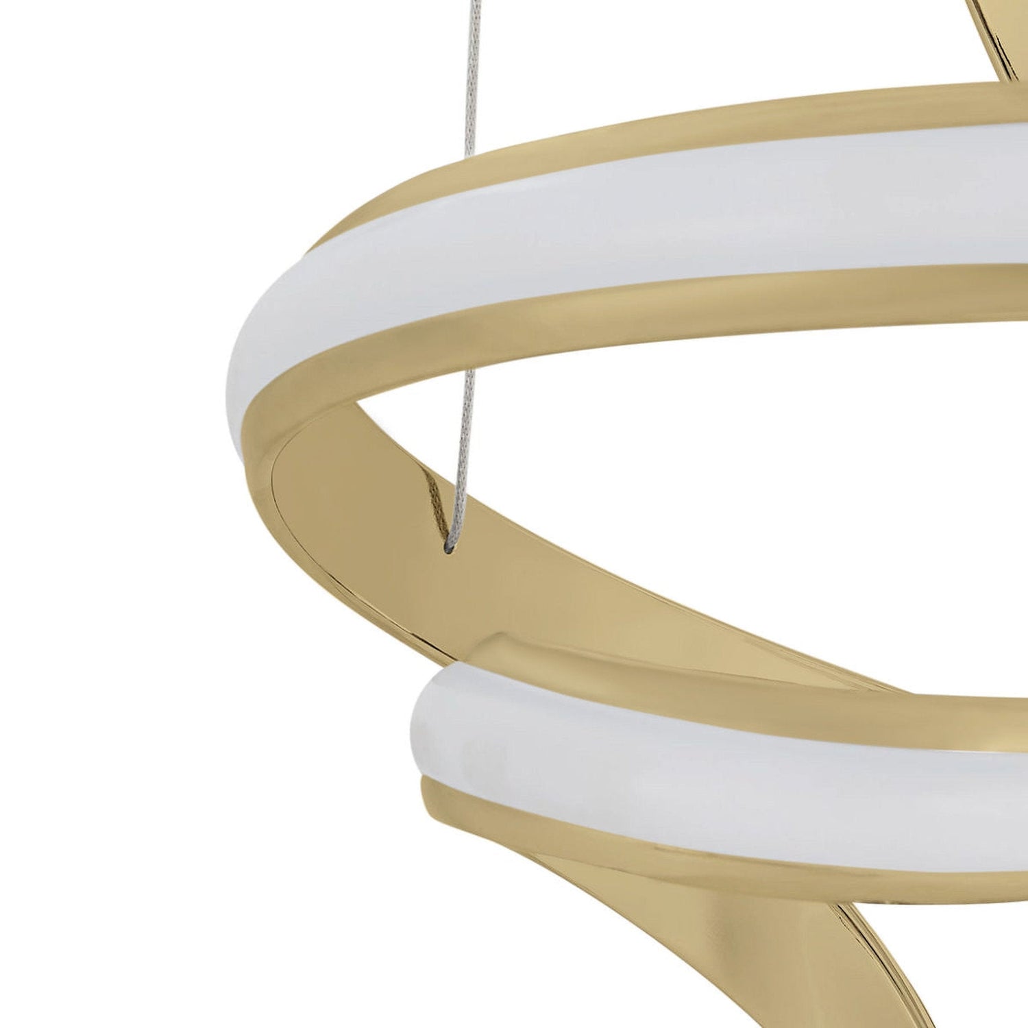 Hamburg LED Chandelier // Sandy Gold - Home Elegance USA