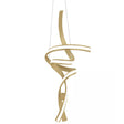 Hamburg Led Chandelier // Sandy Gold | Finesse