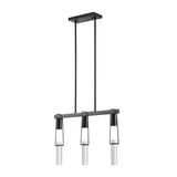 Harmony 3 Light Chandelier // Matte Black - Home Elegance USA