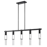 Harmony 5 Light Chandelier // Matte Black - Home Elegance USA