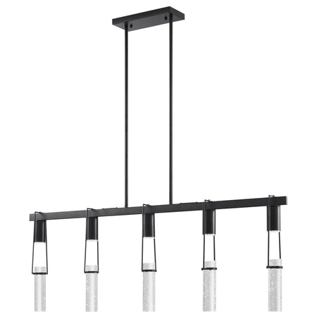 Harmony 5 Light Chandelier // Matte Black - Home Elegance USA