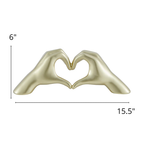 Heart Hands Champagne Gold | Finesse