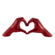 Heart Hands Metallic Red | Finesse