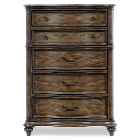 Heath Court Chest Brown Oak – Homelegance