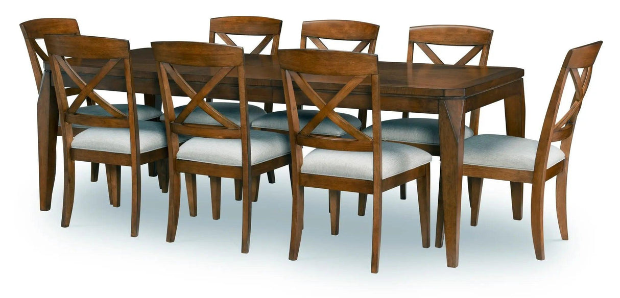 Highland 9700 Rectangular Dining Room Set by Legacy Classic - Saddle Brown Legacy Classic Furniture