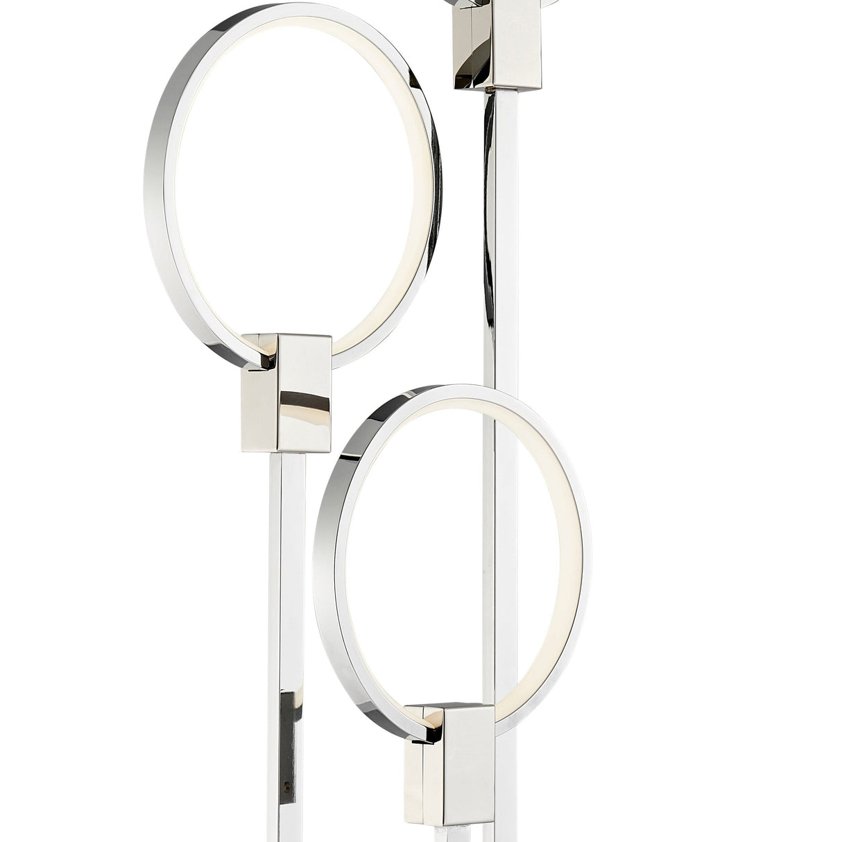 Hong Kong LED Floor Lamp // Chrome - Home Elegance USA