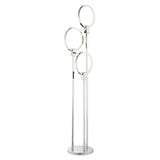 Hong Kong LED Floor Lamp // Chrome - Home Elegance USA