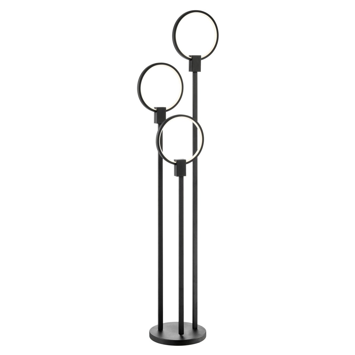 Hong Kong LED Floor Lamp // Matte Black - Home Elegance USA