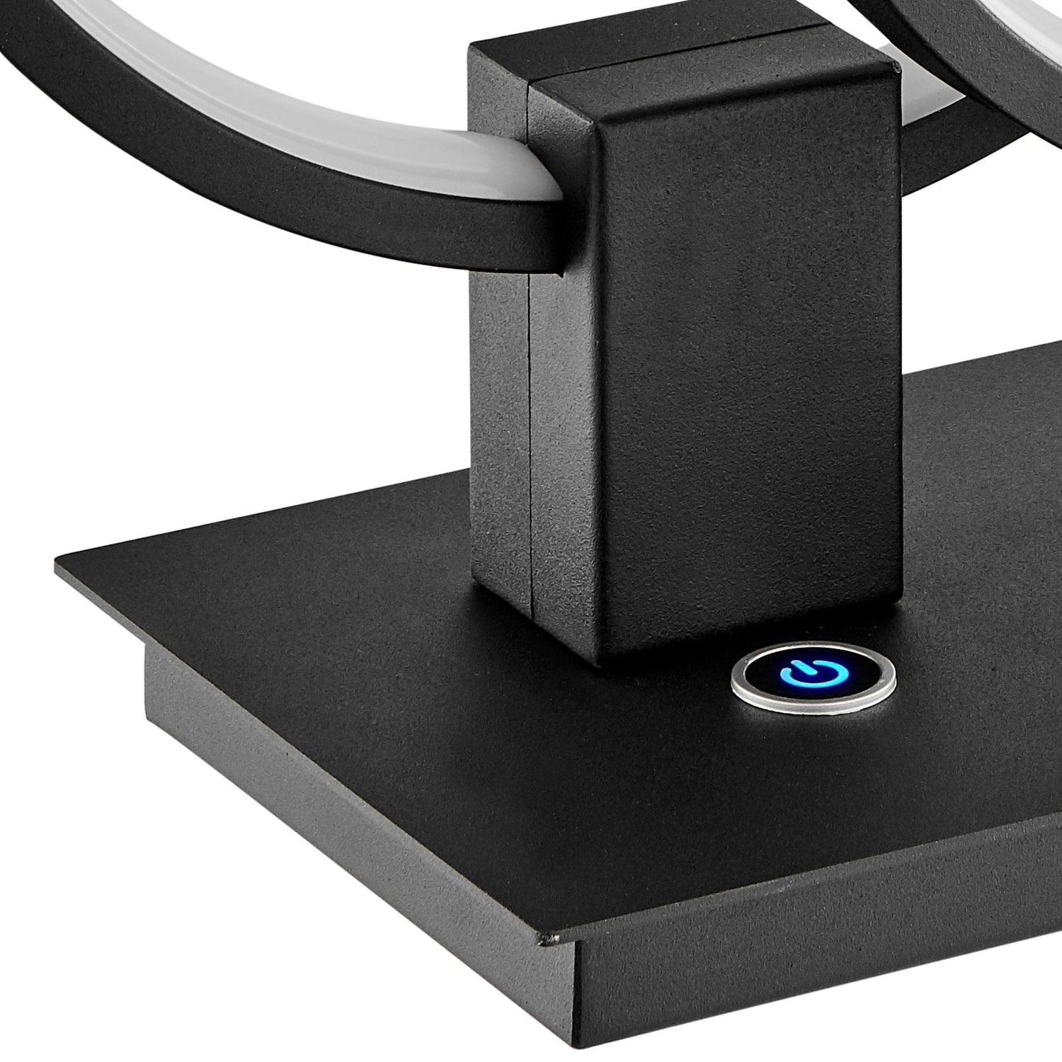 Hong Kong LED Short Table Lamp // Matte Black - Home Elegance USA