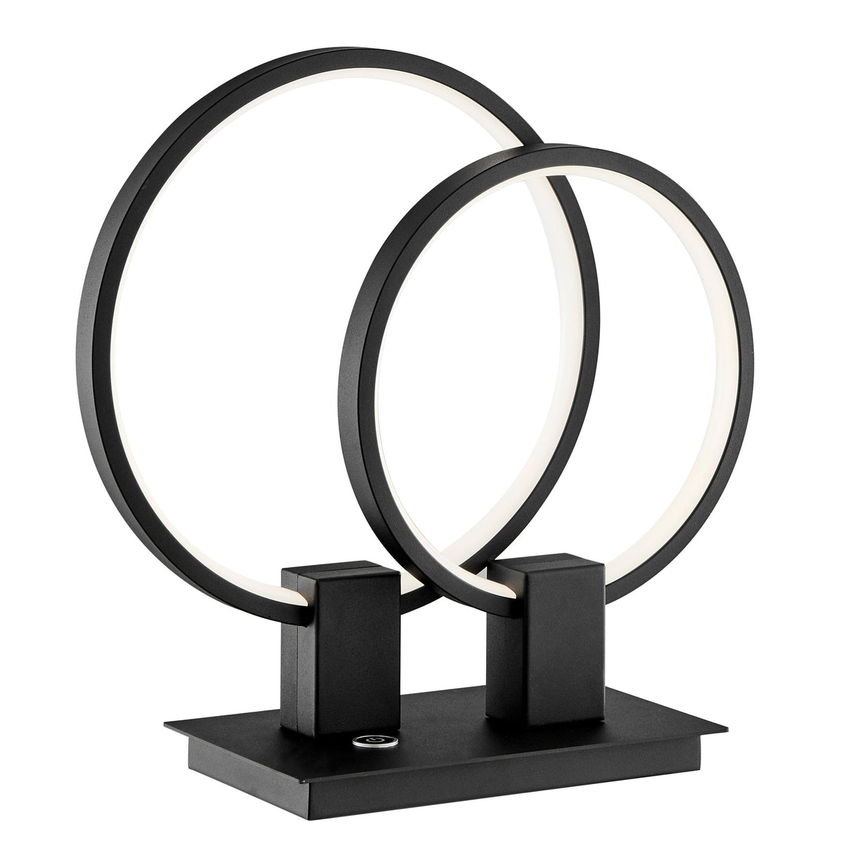Hong Kong LED Short Table Lamp // Matte Black - Home Elegance USA