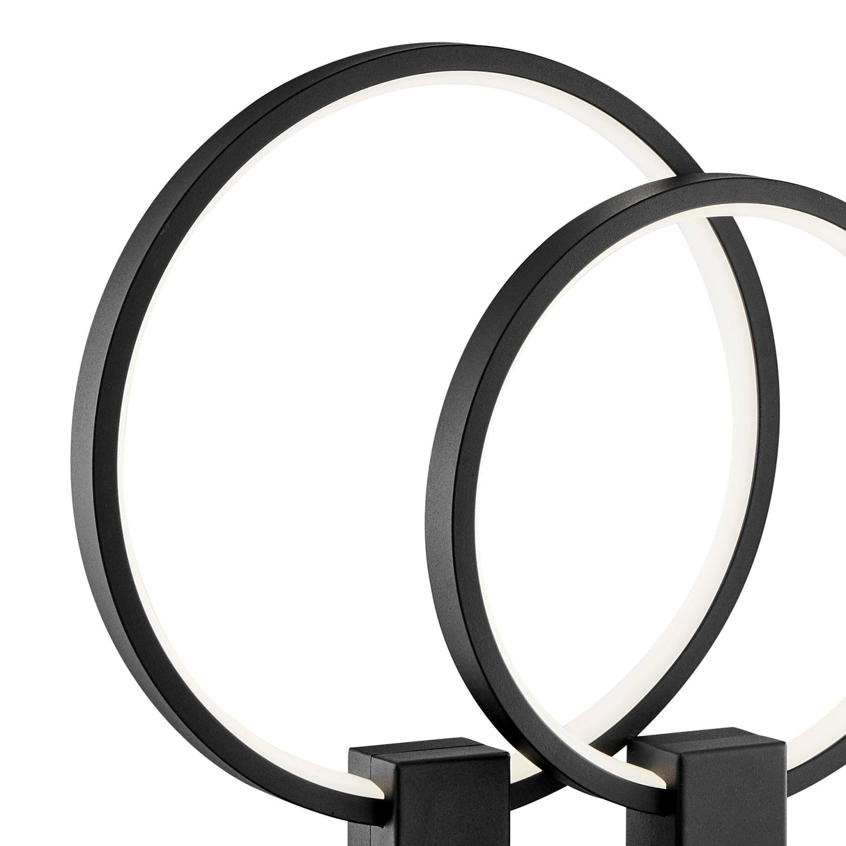 Hong Kong LED Short Table Lamp // Matte Black - Home Elegance USA