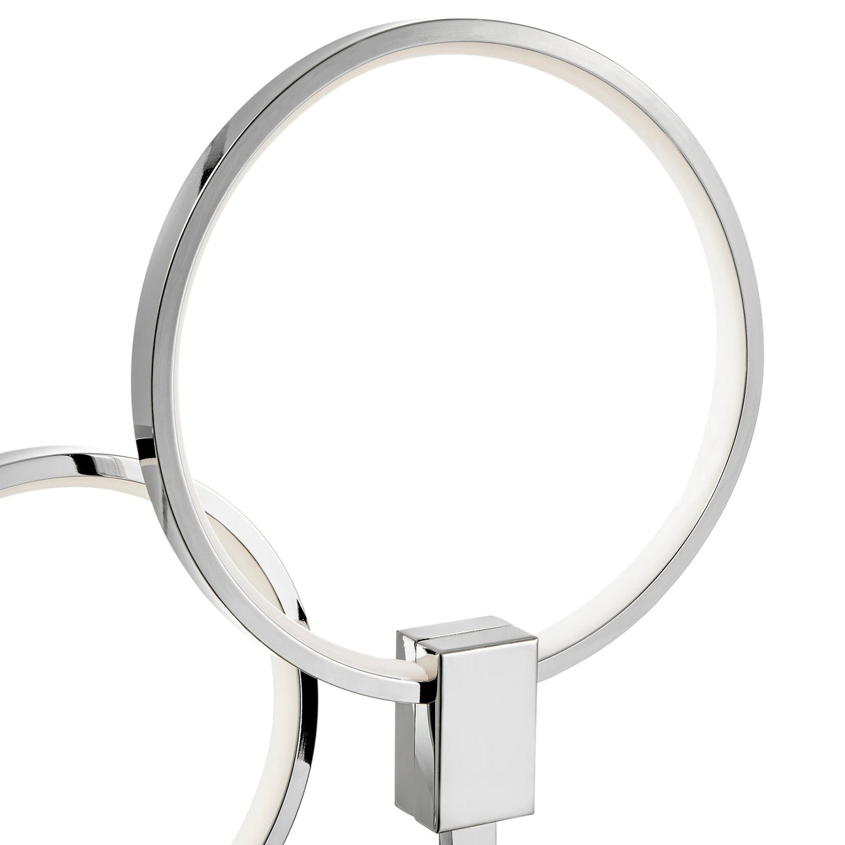 Hong Kong LED Tall Table Lamp //  Chrome - Home Elegance USA