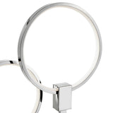 Hong Kong LED Tall Table Lamp //  Chrome - Home Elegance USA