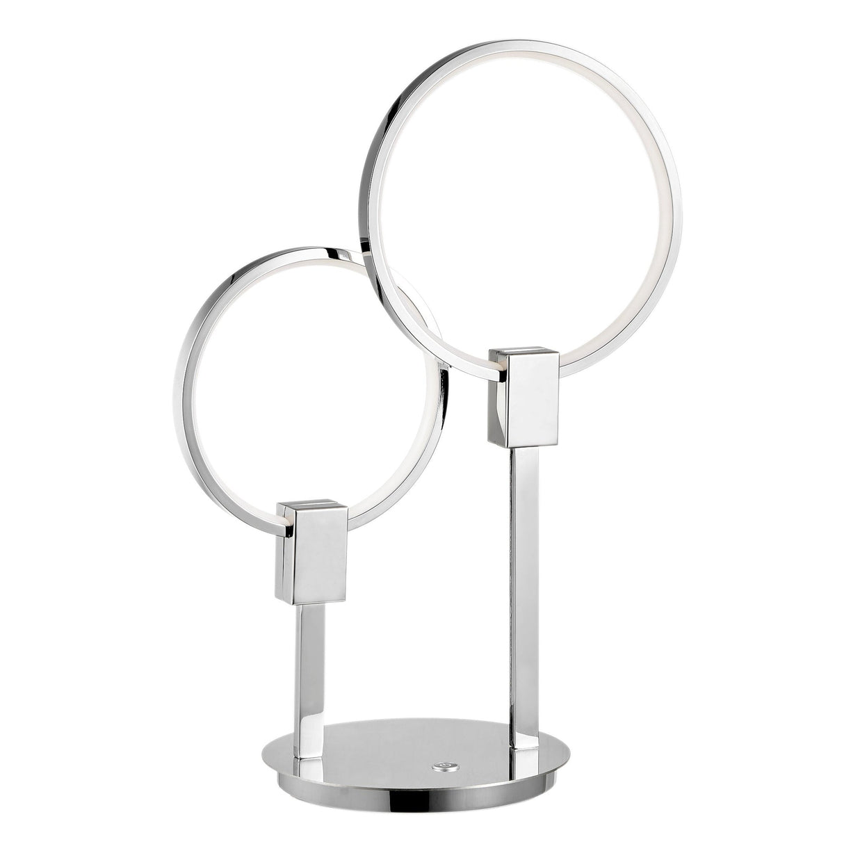 Hong Kong LED Tall Table Lamp //  Chrome - Home Elegance USA