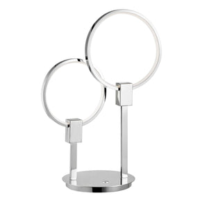 Hong Kong Led Tall Table Lamp //  Chrome | Finesse