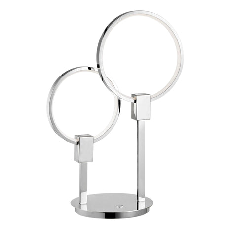 Hong Kong LED Tall Table Lamp //  Chrome - Home Elegance USA