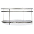 Round Cocktail Table Glass & Concrete | Hooker