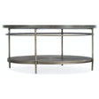 Round Cocktail Table Golden Brown Starburst | Hooker Furniture