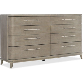 Affinity Eight-Drawer Dresser in Greige Oak Finish – Hooker Furniture