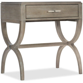 Affinity Leg Nightstand Greige Oak – Hooker Furniture